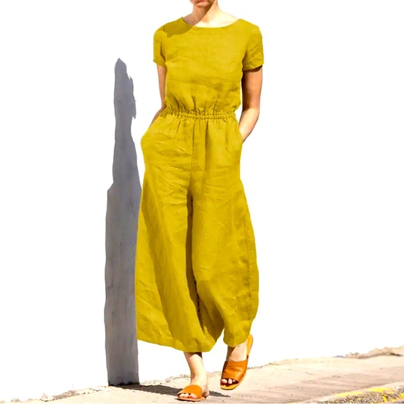 Pants - Linen Romper